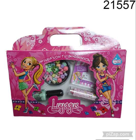 Imagen de ESMALTE INFANTIL CON LABIAL Y PARA ARMAR BIJOU EN CAJITA LUYAGUS 3.24